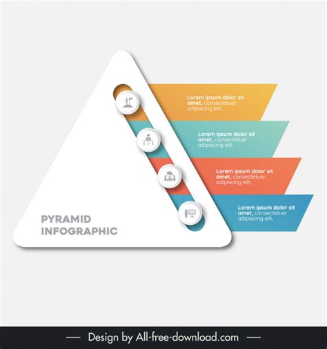 Elements Infographic Template Flat Modern Geometric Shapes Layout