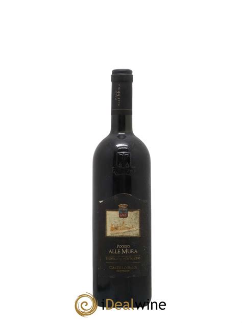 Acheter Brunello Di Montalcino DOCG Poggio Alle Mura Banfi 1997 Lot 98