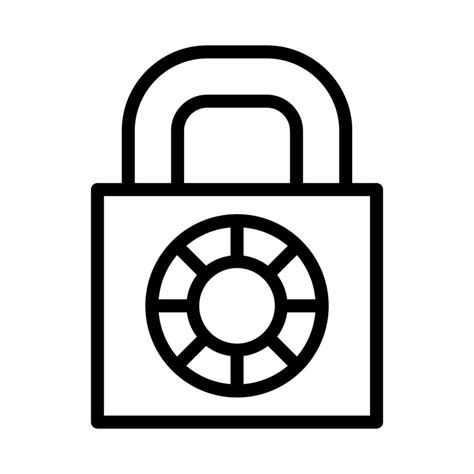 Master lock icon 47359296 Vector Art at Vecteezy