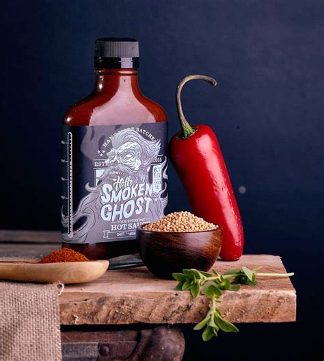 Hoffs Smoken Ghost Hot Sauce Hot Sauce Packaging Hot Sauce Stuffed