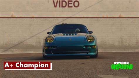 A Class Champion Porsche Carrera S Customization Nfs Unbound