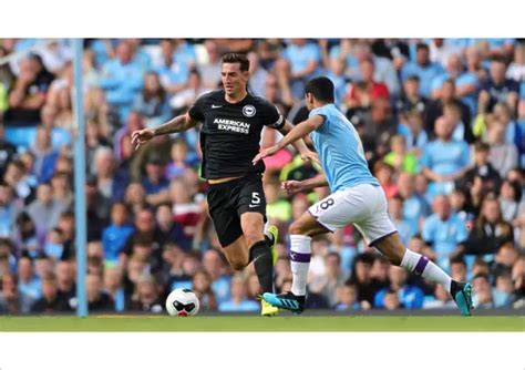 Fine Art Print Of Manchester City Vs Brighton And Hove Albion