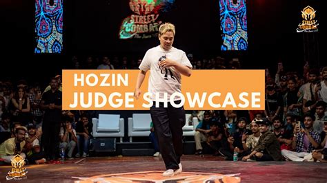 HOZIN POPPING JUDGE SHOWCASE STREET COMBAT THE JAM YouTube