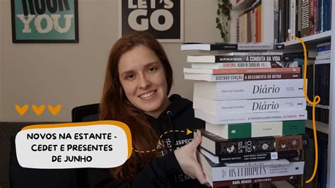 Livros Novos Na Estante CEDET E Presentes De Junho 2023 YouTube