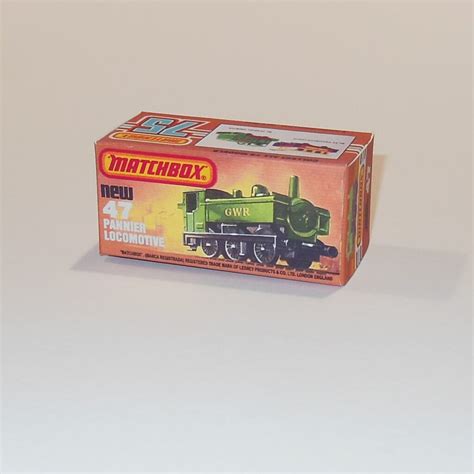 Matchbox Lesney Superfast 47 F Pannier Tank Loco K Style Repro Box