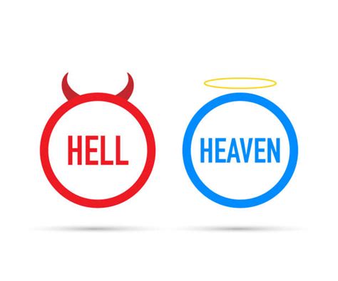 Heaven And Hell Illustrations Royalty Free Vector Graphics And Clip Art