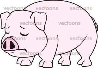 Sad PIG Illustration - Pig - Animals - Buy Clip Art | Buy Illustrations ...