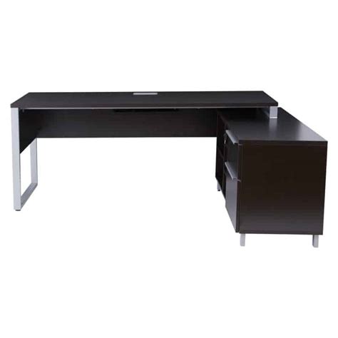 Kade Desk With Right Cabinet Modern Sense Office Desks Toronto On