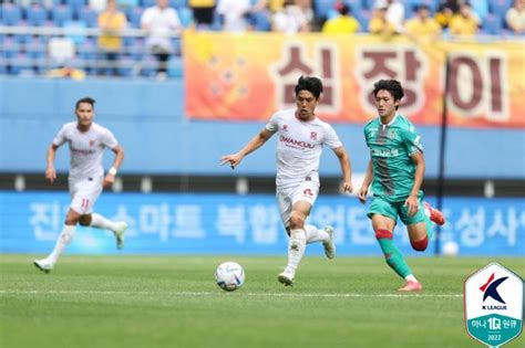 이상기 극장골 광주 2위 싸움 한창인 대전 발목 잡았다 네이트 스포츠