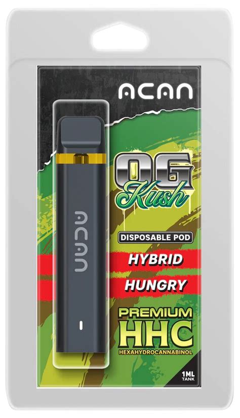 Vaper Desechable Hhc Og Kush Ml Acan Abc Algarve Grow Shop