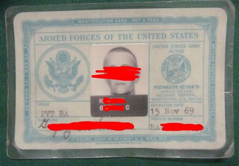 Us Military ID Card