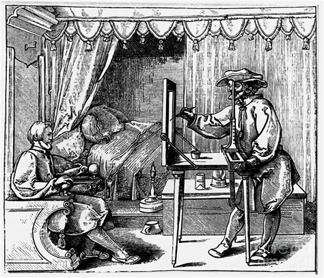 Engraving Of Durer Measuring Perspective For Art Photograph By Science