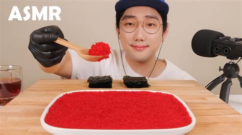 Asmr Tobiko Eggs Flying Fish Roe Eating Sounds Mukbang No Talking