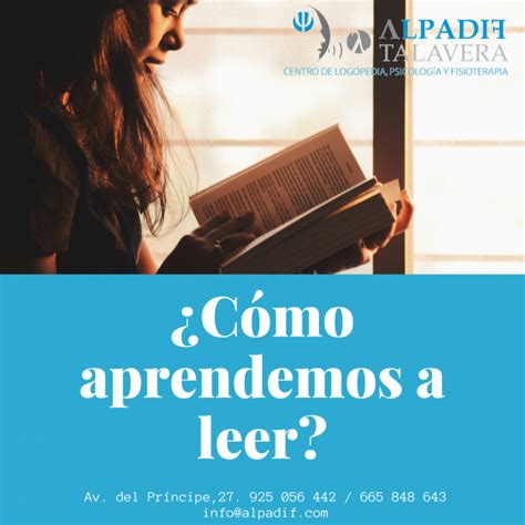 ¿cómo Aprendemos A Leer Alpadif Talavera