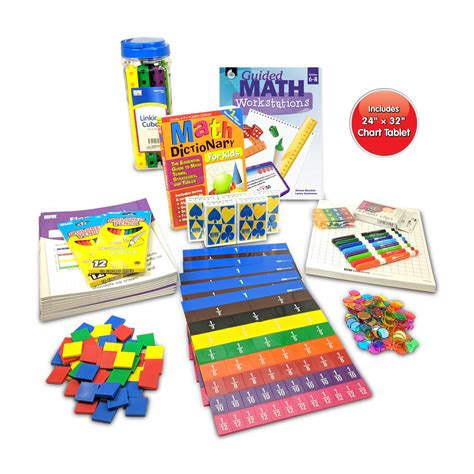 Guided Math Workstations Manipulative Kit Grades 6 8 Math