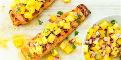 Best Grilled Salmon With Pineapple Salsa Recipe