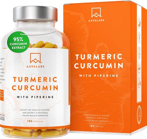 Kurkuma Kapseln Mit Curcumin Extrakt Und Piperin Extrakt Aavalabs