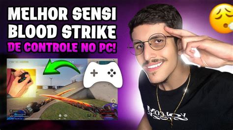 VEJA COMO JOGAR BLOOD STRIKE DE CONTROLE NO PC MELHOR SENSI E