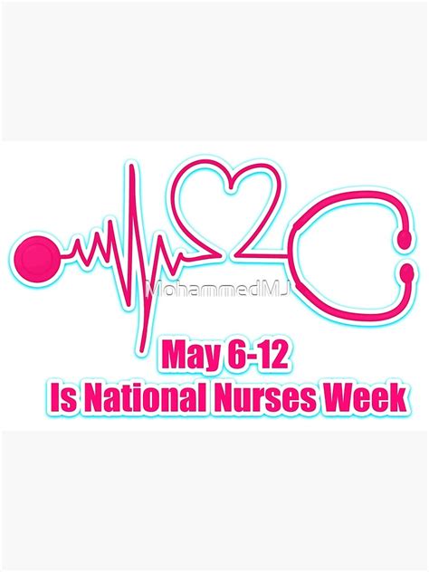 National Nurses Week 2024 Art Print For Sale By Mohammedmj Redbubble