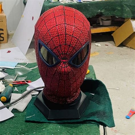 The Amazing Spider Man Cosplay Mask Tasm 1 And Tasm 2helmet Etsy