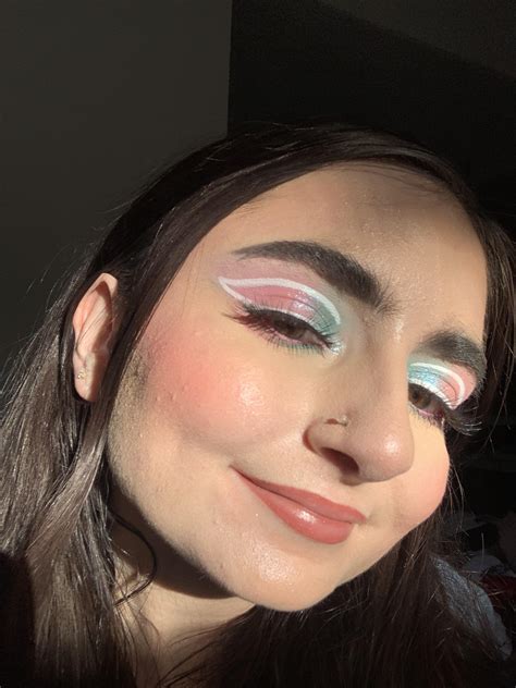 Trans Pride Flag Inspired Look 🏳️‍⚧️💖 R Makeupaddiction