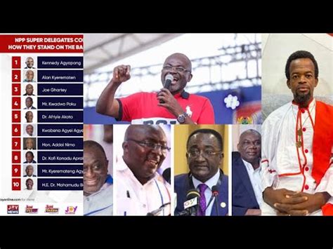 Npp Super Delegates Ken Agyapong Picks Number On Ballot Paper Alan