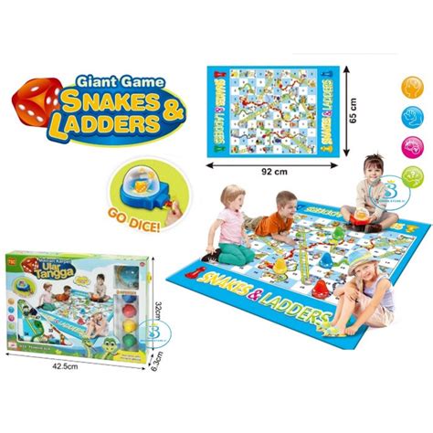 Jual BRONSIS Mainan Ular Tangga Karpet Snakes And Ladders Ukuran