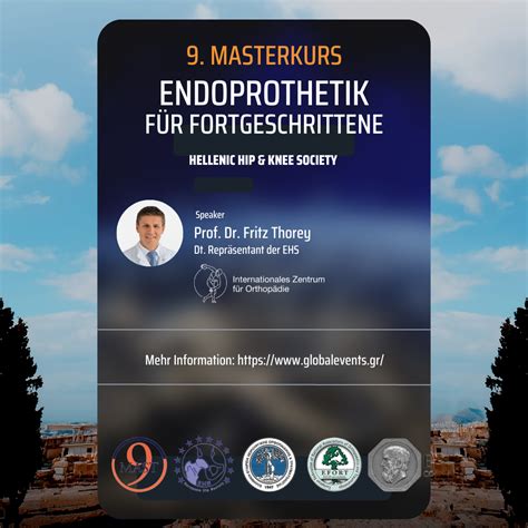 Masterkurs Endoprothetik F R Fortgeschrittene Mit Prof Thorey