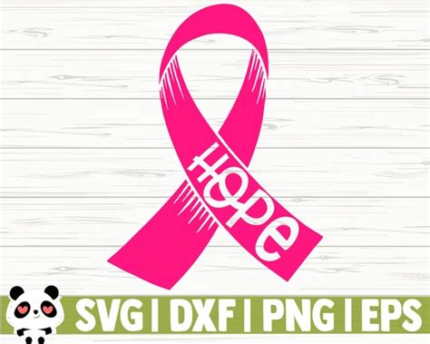 Hope Svg Breast Cancer Svg Cancer Awareness Svg Pink Ribbon Etsy Hong Kong