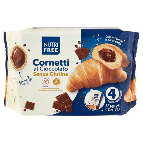 Nutrifree Cornetti Al Cioccolato Senza Glutine Monoporzioni G