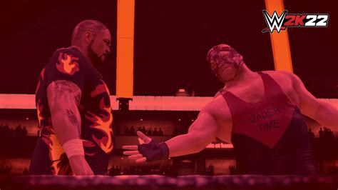 Bam Bam Bigelow VS Vader WWE 2K22 Universe Mode YouTube