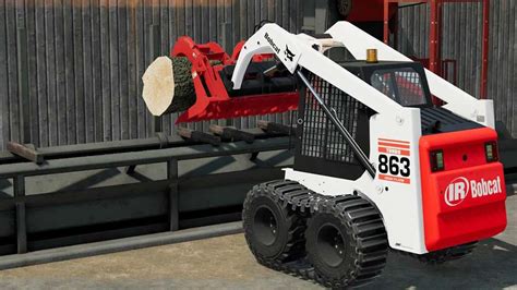 Bobcat 863 Turbo With Bobcat Shovel v1.0 FS22 Mod | Farming Simulator 22 Mod