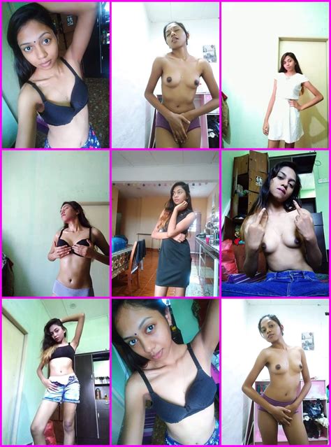 🔥️ Beautiful Slim Tamil Cutie Leaked 😍 Full Pics Collection ⚡ ( She's a