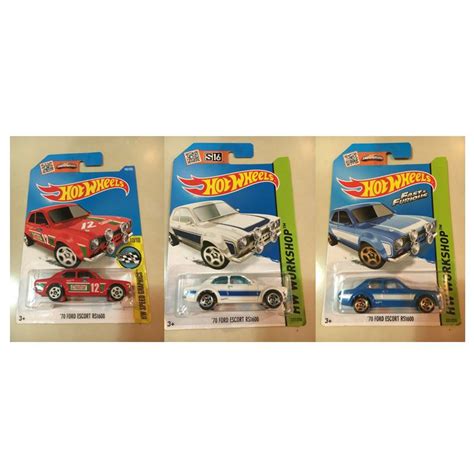 風火輪 Hot wheels FORD ESCORT RS 紅 白 藍 玩命關頭 蝦皮購物