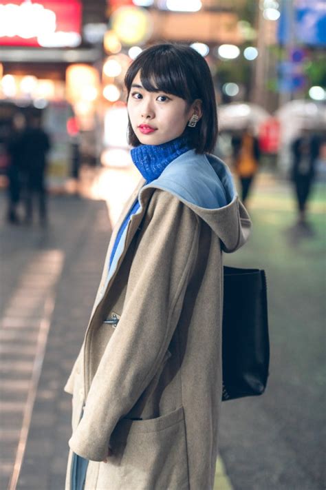 Japanese Fashion Model Kaoruko On The Street In Tokyo Fashion