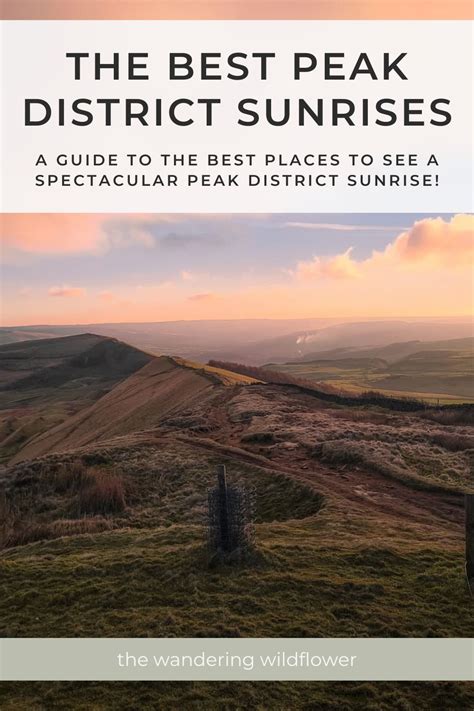 10 Best Peak District Sunrise Spots | The Wandering Wildflower