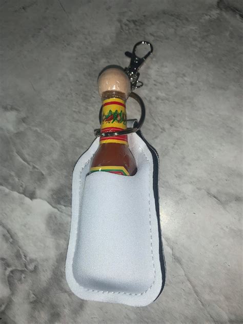 Mini Cholula Hot Sauce Keychain Mini Cholula Hot Sauce Hot Sauce Keychains Etsy
