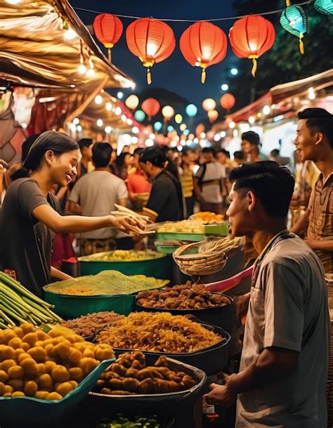 premium ai image  photorealistic capture   bustling night