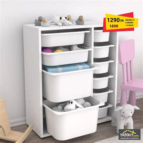 Soldes Yatout Home Meuble 4 Cabines 6 Bacs 1290Dhs