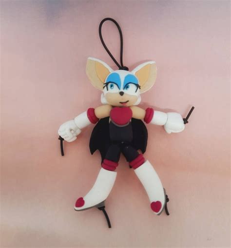 Rouge The Bat Bead Doll Etsy