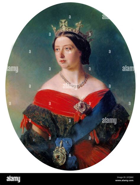 Koh I Noor Diamond Portrait Of Queen Victoria Wearing The Koh Noor