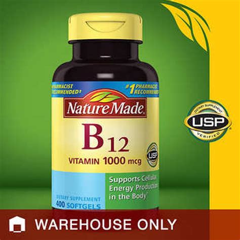 Nature Made Vitamin B12 1000 Mcg 400 Softgels