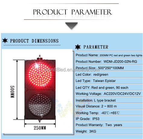 Professional Manufacture Crossing Road Safety Mm Mm Red Green