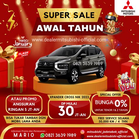 Promo Xpander Cross Januari Area Jabodetabek