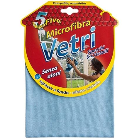 Superfive Microfibra Vetri Panni Casa