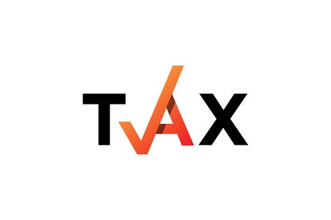 Tax Finance Typography Logo Text Vector Gráfico Por Vectoryzen