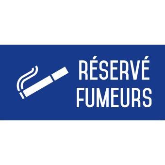 R Serv Fumeurs Autocollant Vinyl Waterproof L X H Mm