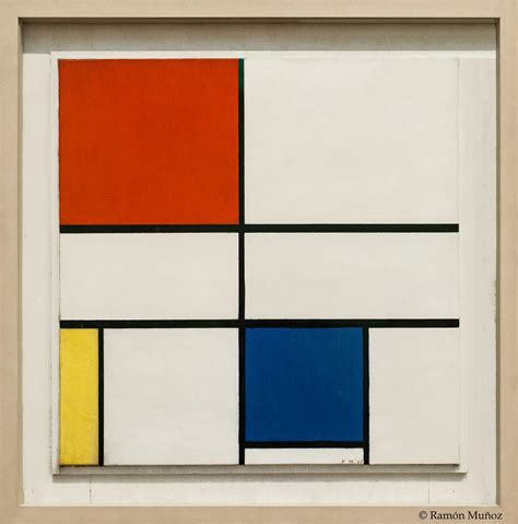 Dsc Piet Mondrian Composici N C No Iii Con Rojo A Flickr