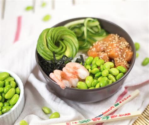 Pok Bowl Met Zalm En Garnalen Recept Eef Kookt Zo