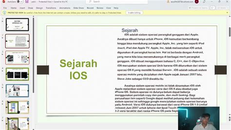 PENGANTAR SISTEM OPERASI SEJARAH IOS Ropabli Ditoruna Universitas